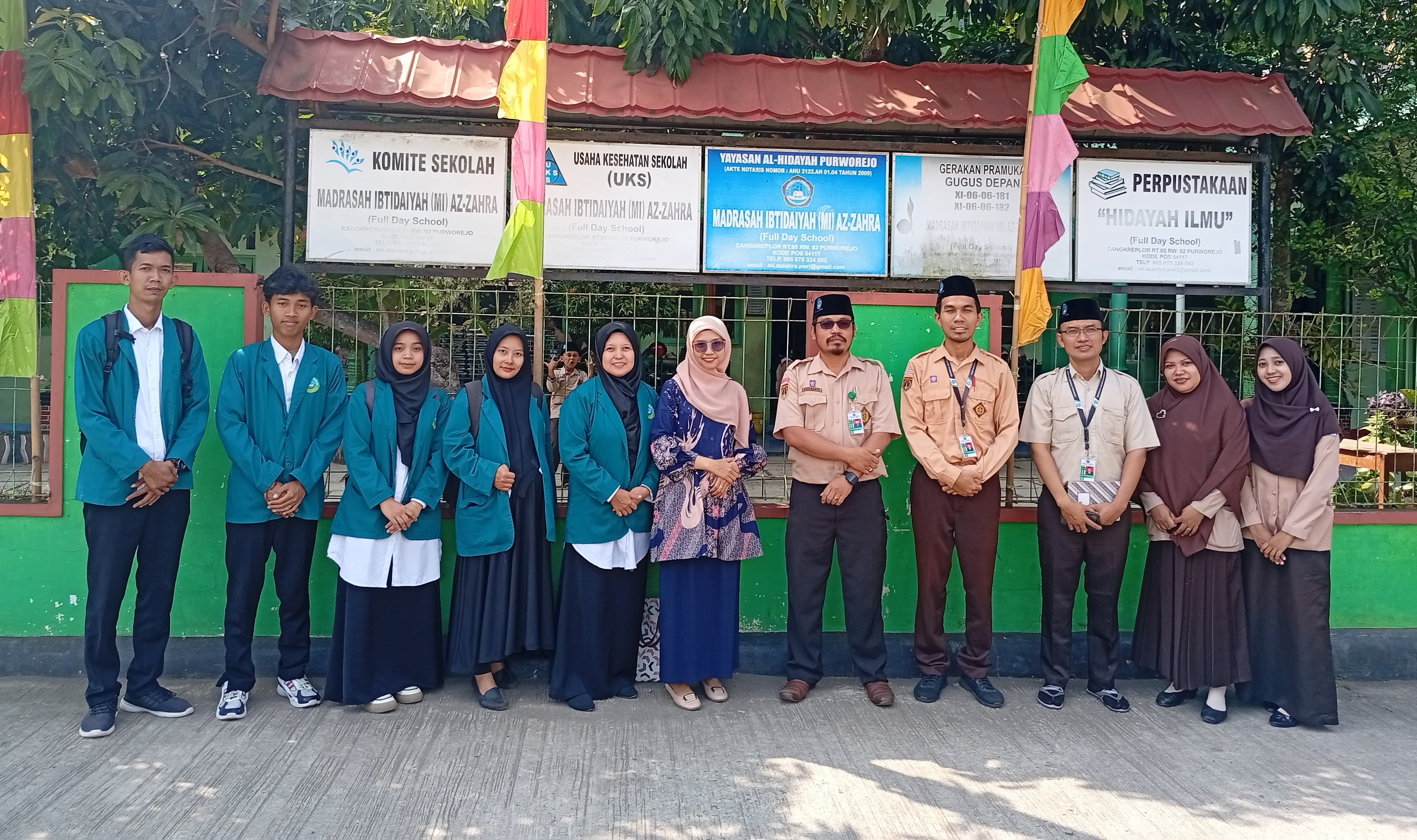 Resmi Diterjunkan: Mahasiswa PPL STAINU Purworejo di MI Az-Zahra Purworejo